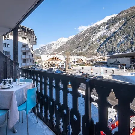 דירה Sunny Centre Vue Mont Blanc Balcon 3 Personnes שאמוני